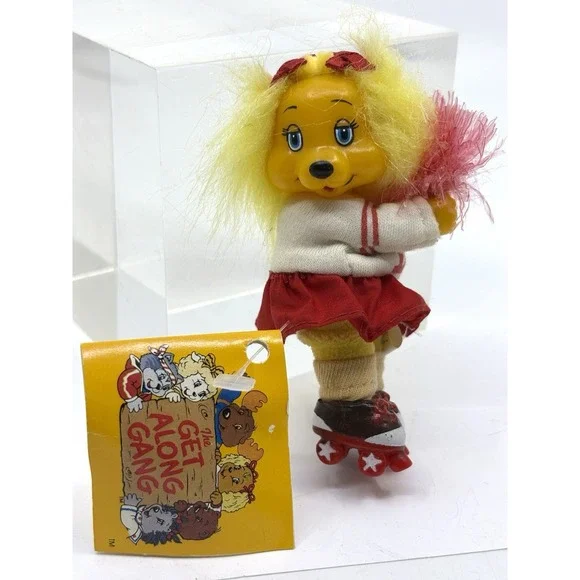 AmToy Get Along Gang Dotty Dog 4" Figure With Pom Pom Never Used W Tag - Picture 1 of 7